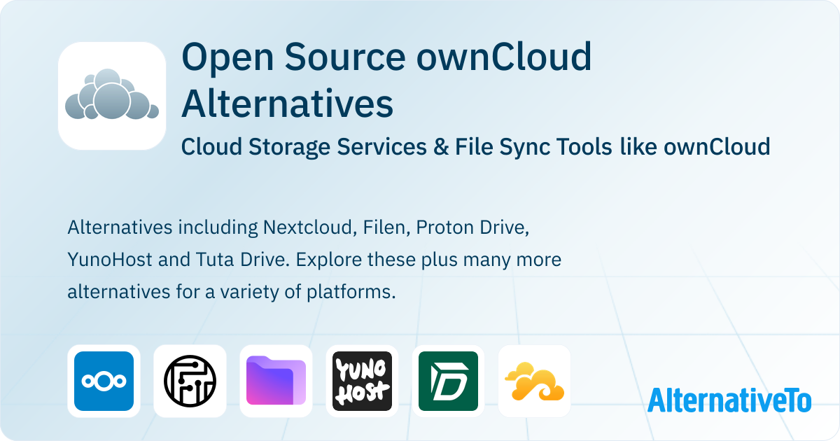 Open Source ownCloud Alternatives: Top 12 Cloud Storage Services ...