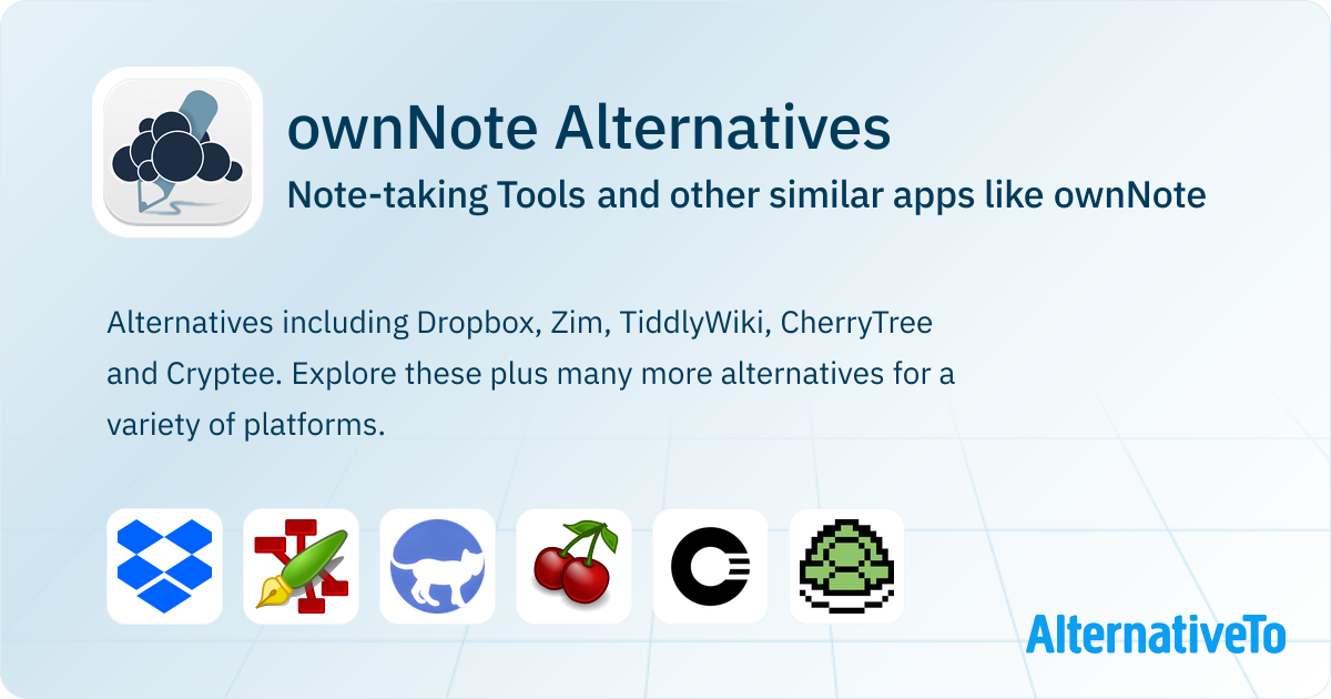 ownNote Alternatives: Top 12 Note-taking Tools & Similar Apps ...