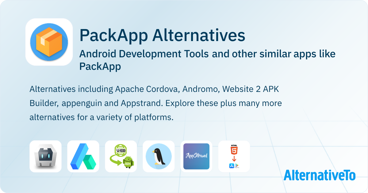 Packapp PackApp Alternatives: Top 12 Android Development Tools & Similar ...