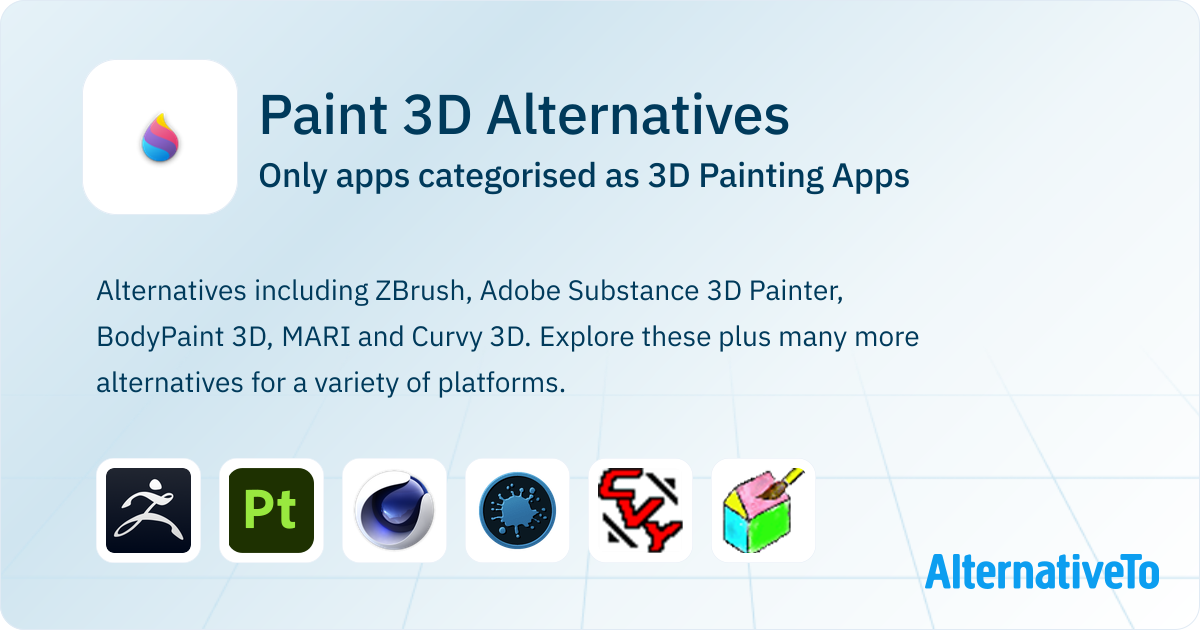 Paint 3D Alternatives: Top 8 3D Painting Apps | AlternativeTo