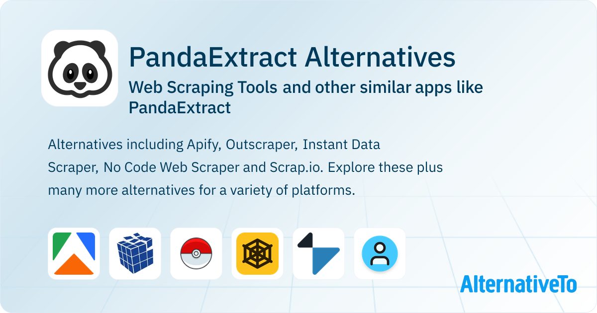 PandaExtract Alternatives: Top 8 Web Scraping Tools & Similar Apps ...