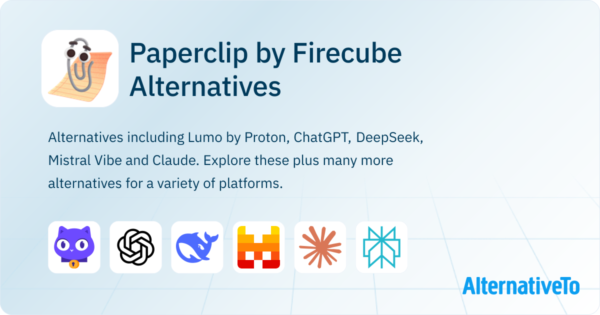 Papercliip Search Engine Paperclip by Firecube Alternatives - Explore Similar Software ...
