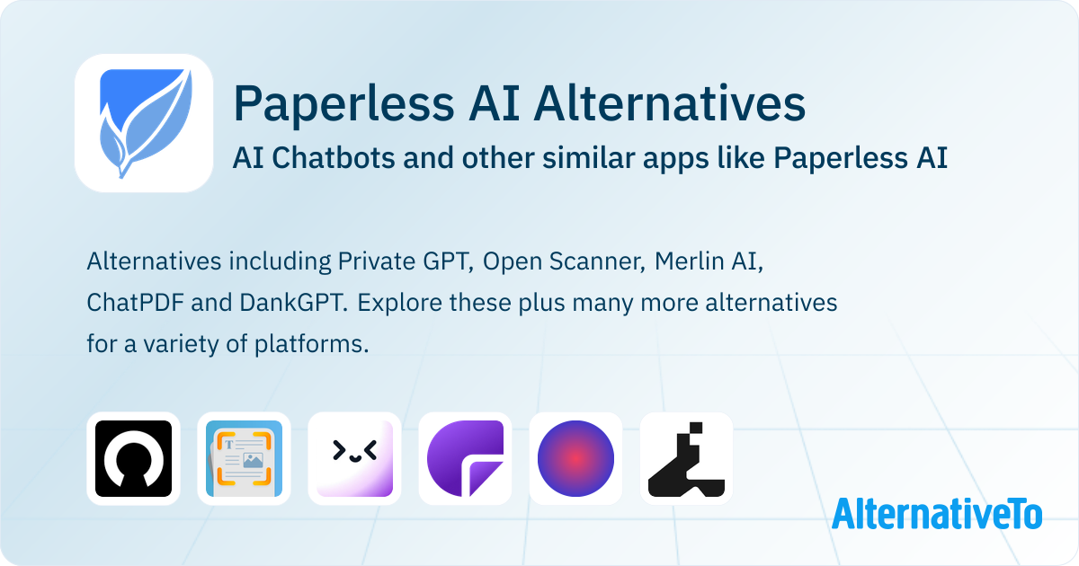 Paperless AI Alternatives: Top 21 AI Chatbots & Similar Apps ...
