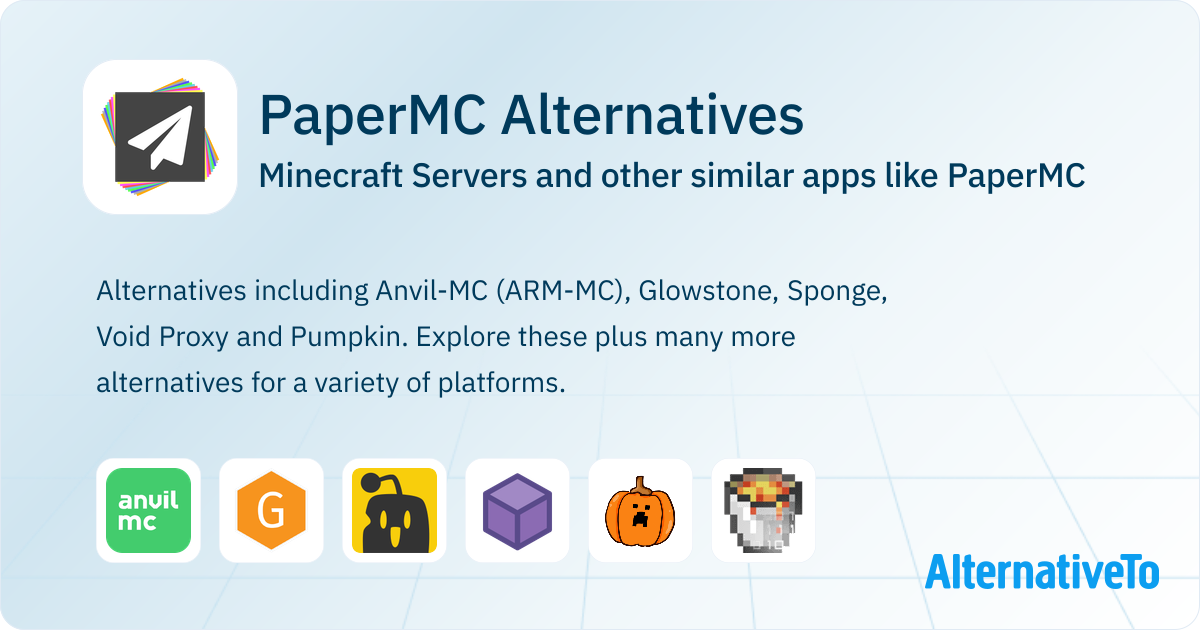 Papermc Linux PaperMC Alternatives: Top 13 Minecraft Servers & Similar Games ...