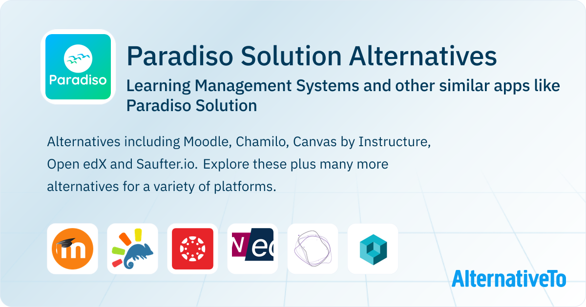 Paradiso Solution Alternatives: Top 12 Learning Management Systems ...