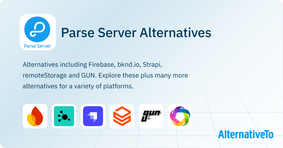 Parse Server Alternatives - Explore Similar Sites & Apps | AlternativeTo