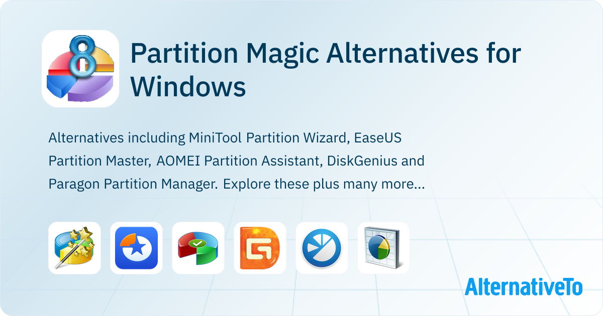 Partition Magic Alternatives for Windows: Top 12 Partition Managers ...