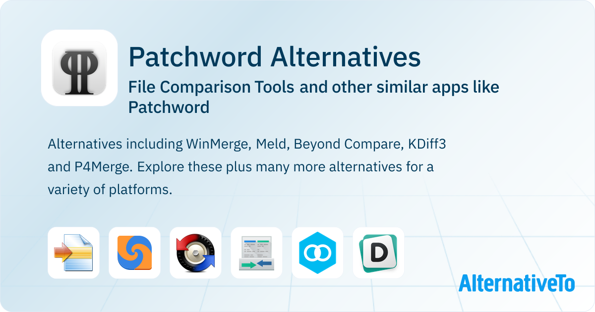 Patchword Alternatives: Top 12 File Comparison Tools & Similar Apps ...