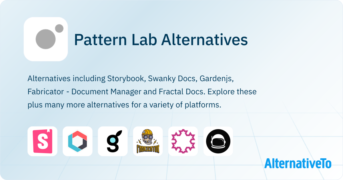 Pattern Lab Alternatives - Explore Similar Sites & Apps | AlternativeTo