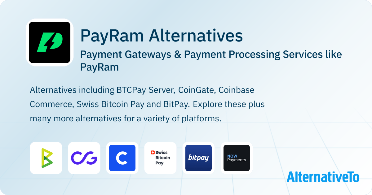PayRam Alternatives: Top 14 Payment Gateways | AlternativeTo