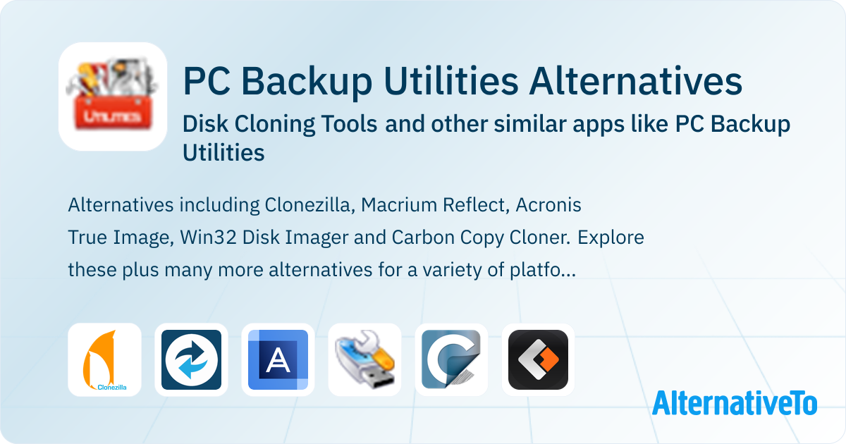 PC Backup Utilities Alternatives: Top 22 Disk Cloning Tools & Similar ...