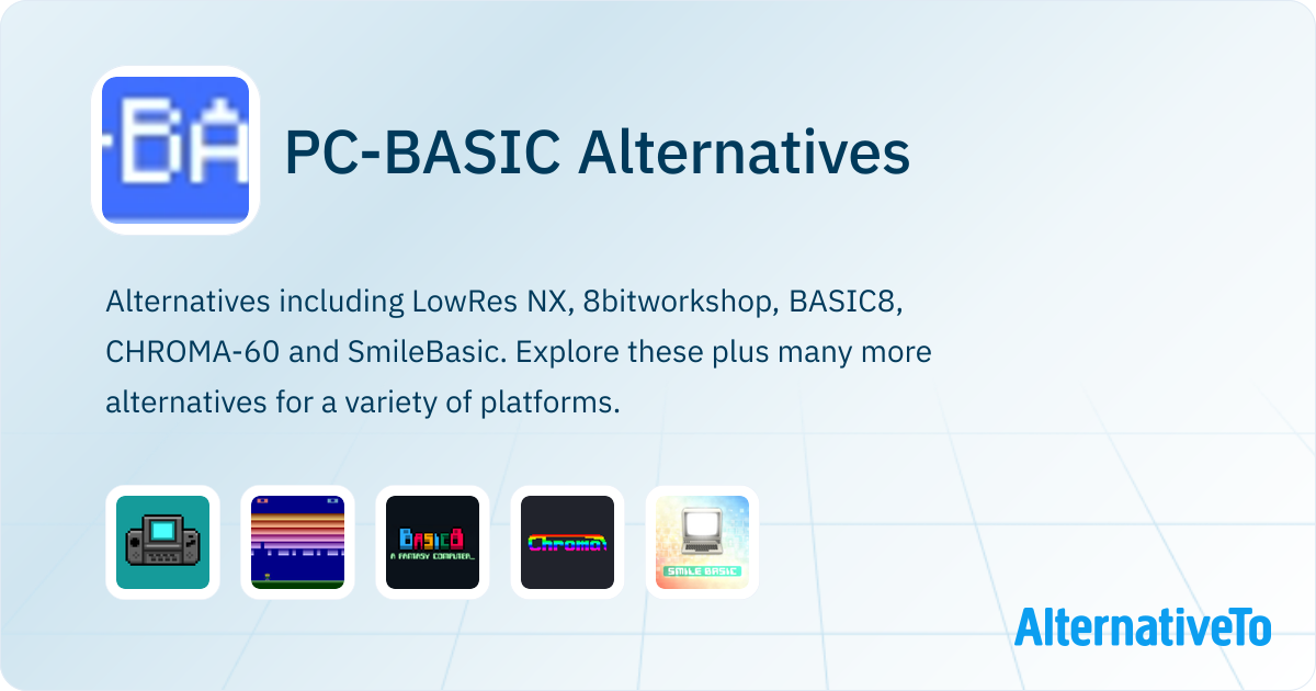PC-BASIC Alternatives - Explore Similar Software | AlternativeTo