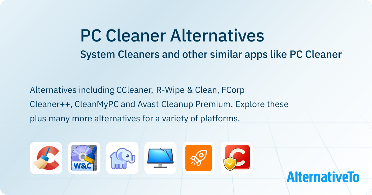 PC Cleaner Alternatives: Top 12 System Cleaners & Similar Apps ...
