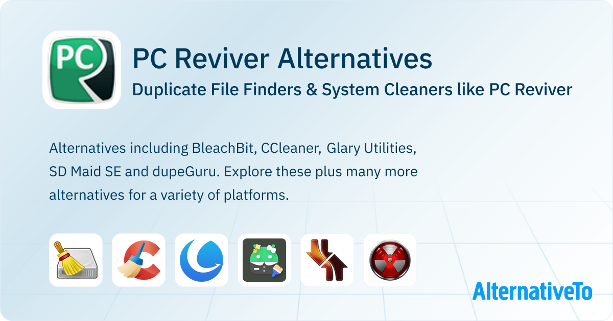 PC Reviver Alternatives: Top 12 Duplicate File Finders | AlternativeTo