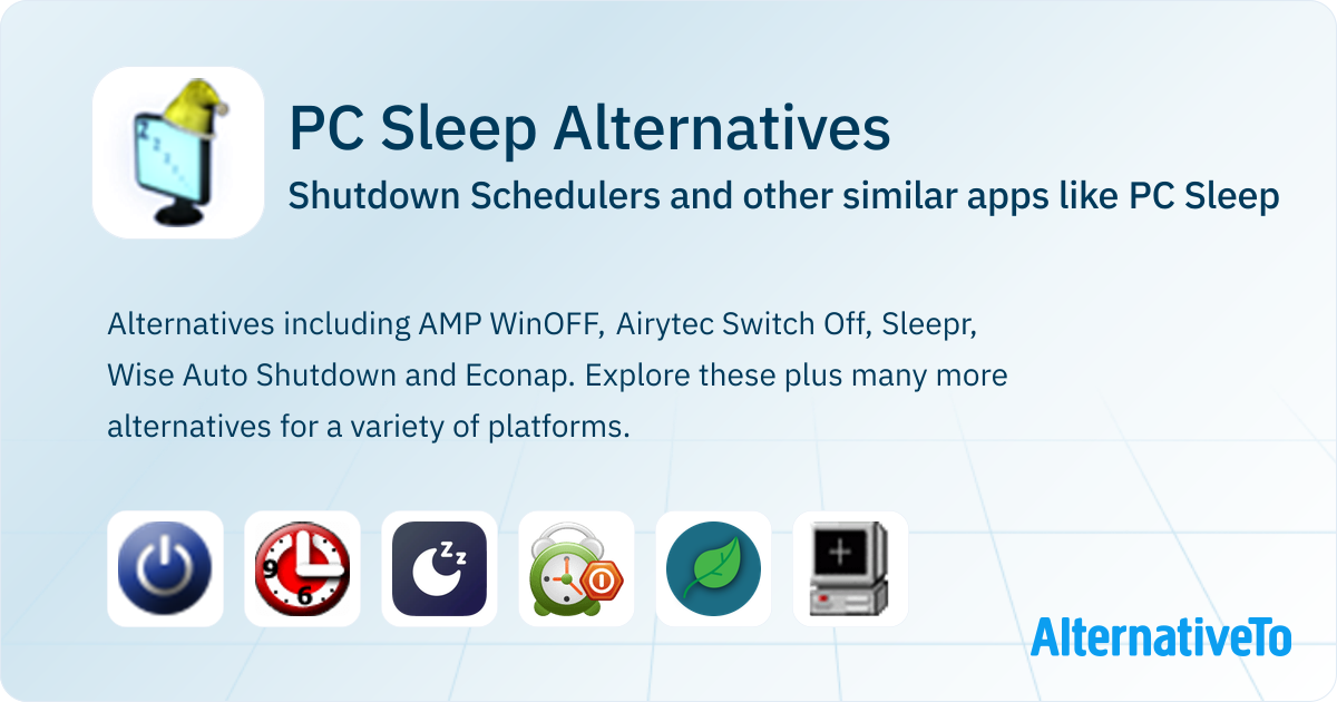 PC Sleep Alternatives: Top 21 Shutdown Schedulers & Similar Apps ...