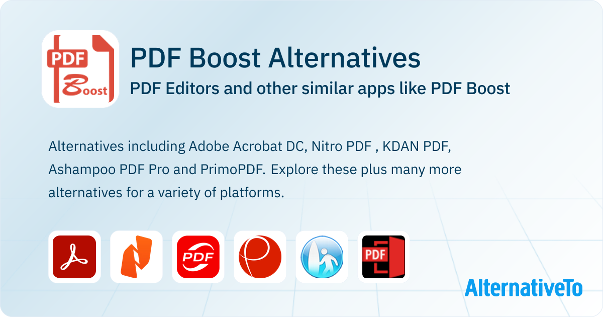 Pdf. Boost PDF Boost Alternatives: Top 9 PDF Editors & Similar Apps | AlternativeTo