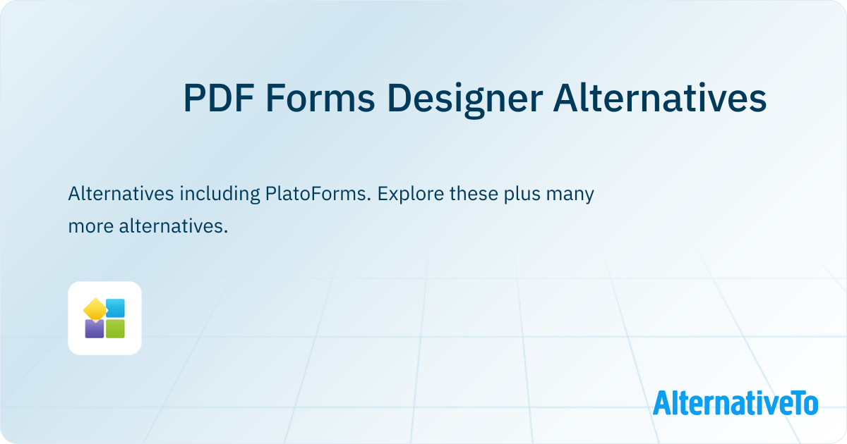 PDF Forms Designer Alternatives - Explore Similar Software | AlternativeTo