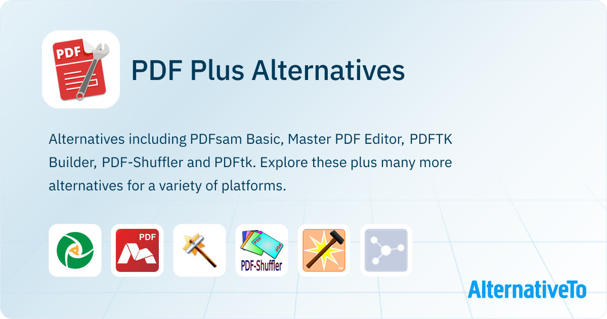 PDF Plus Alternatives - Explore Similar Software | AlternativeTo