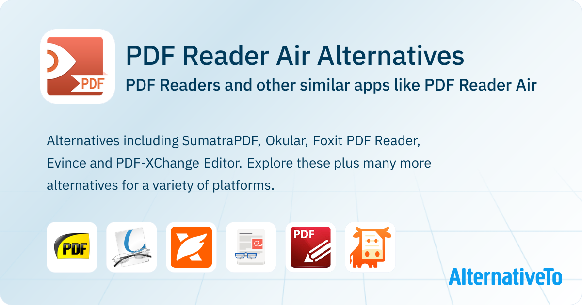 PDF Reader Air Alternatives: Top 12 PDF Readers & Similar Apps ...