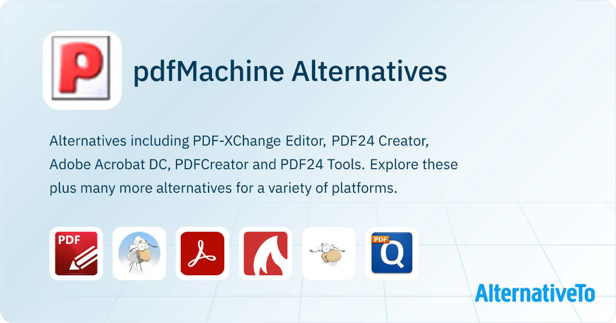 pdfMachine Alternatives - Explore Similar Software | AlternativeTo