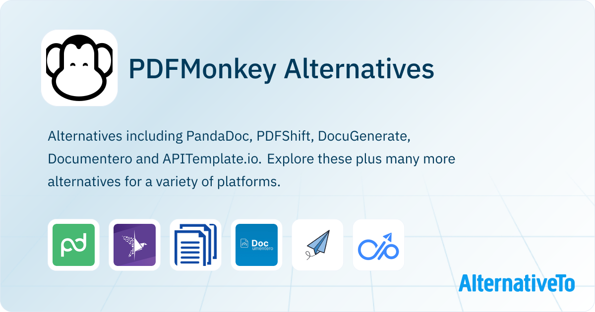 Pdfmonkey Example PDFMonkey Alternatives - Explore Similar Sites & Apps | AlternativeTo