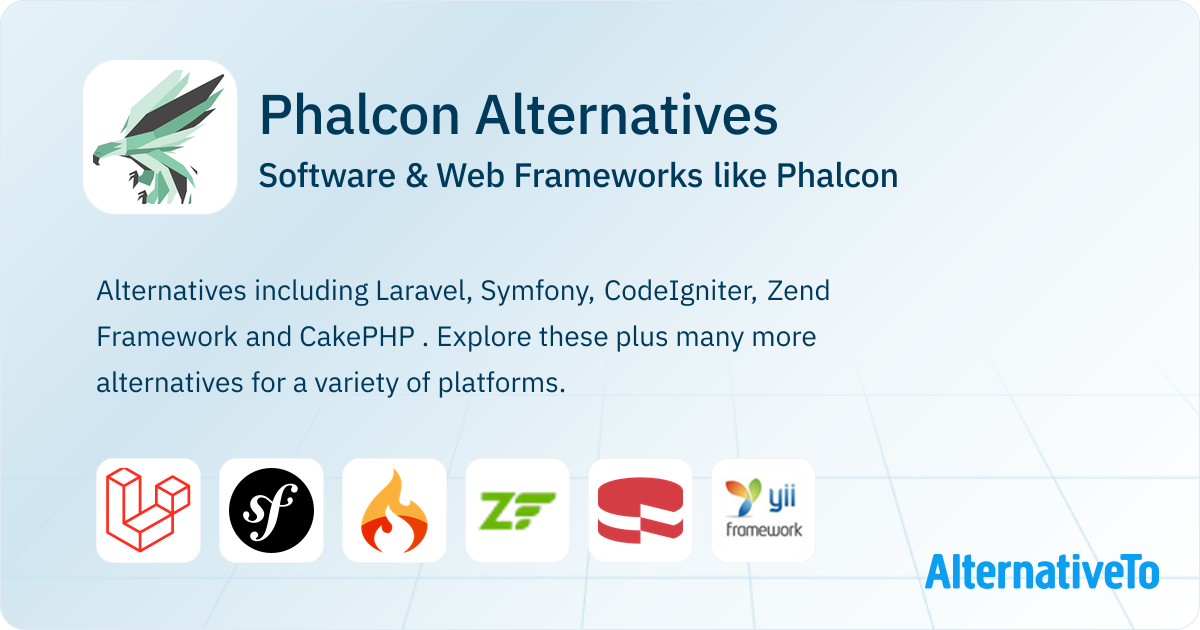 Phalcon Alternatives: Top 19 Software & Web Frameworks | AlternativeTo