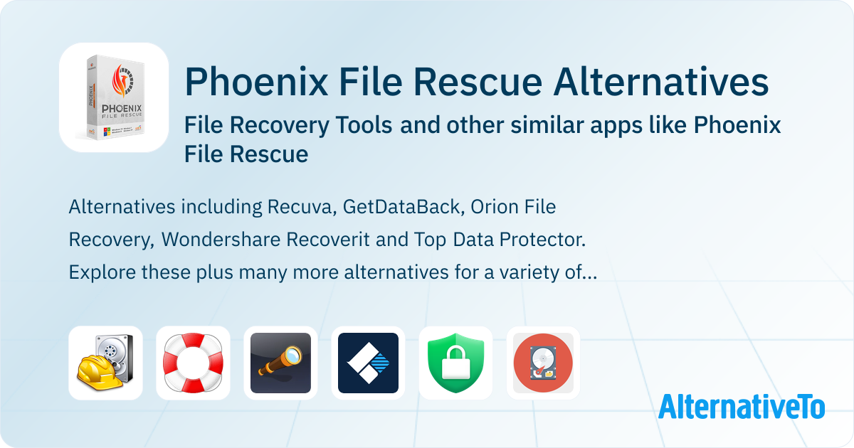 Phoenix File Explorer Phoenix File Rescue Alternatives: Top 15 File Recovery Tools & Similar ...