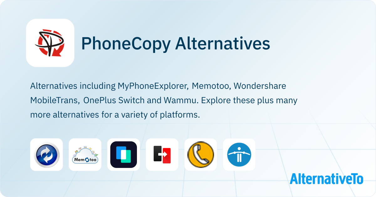 PhoneCopy Alternatives - Explore Similar Apps & Services | AlternativeTo