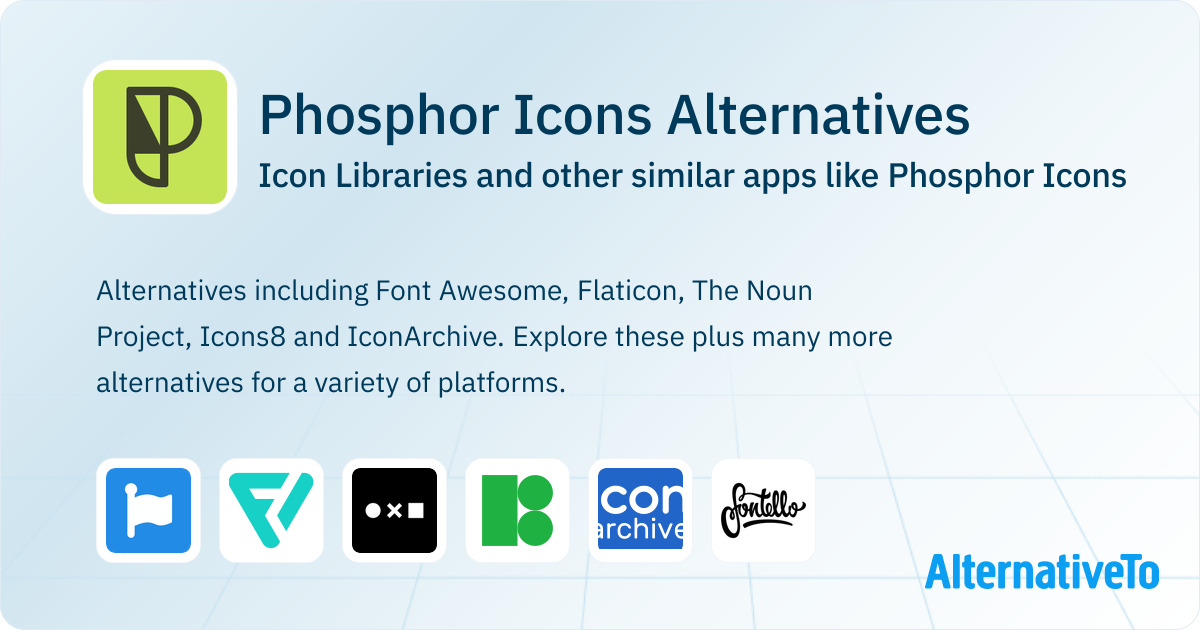 Phosphor Icons Alternatives: Top 12 Icon Libraries & Similar Apps ...