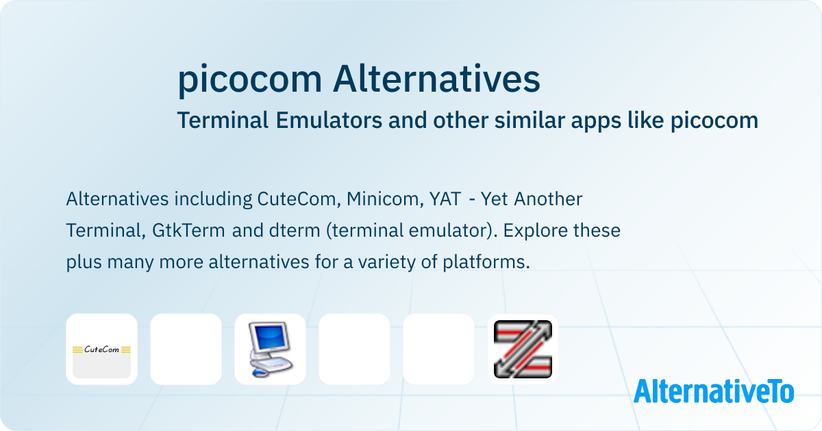 picocom Alternatives: Top 8 Terminal Emulators & Similar Apps ...