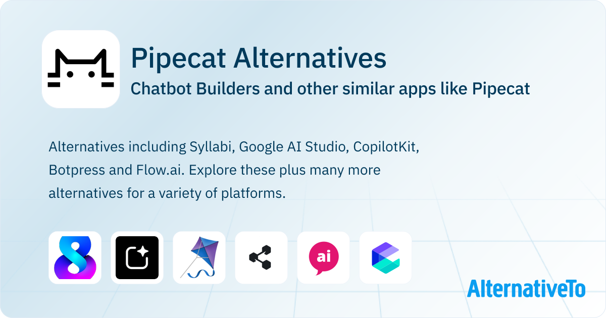 Pipecat Alternatives: Top 12 Chatbot Builders & Similar Apps ...