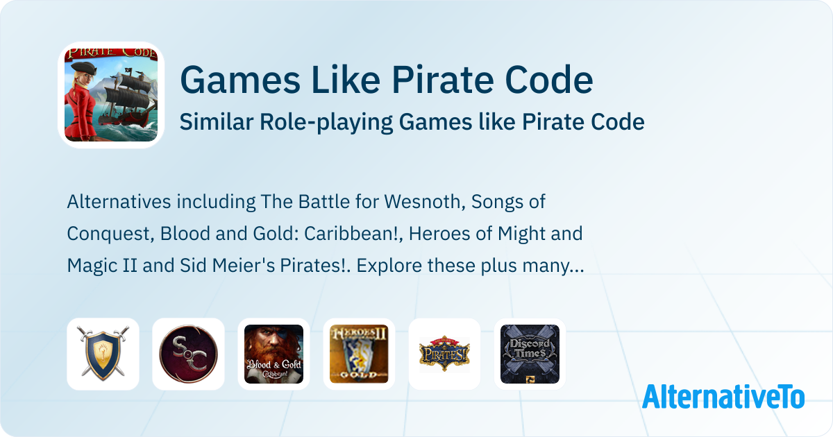 Pirate Safe Code Games Like Pirate Code: Similar Role-playing Games | AlternativeTo