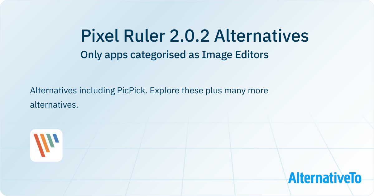 Pixel Ruler 2.0.2 Alternatives: Top 1 Image Editors | AlternativeTo