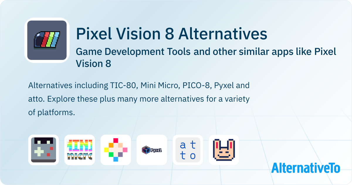 Pixel Vision 8 Alternatives: Top 24 Game Development Tools & Similar ...