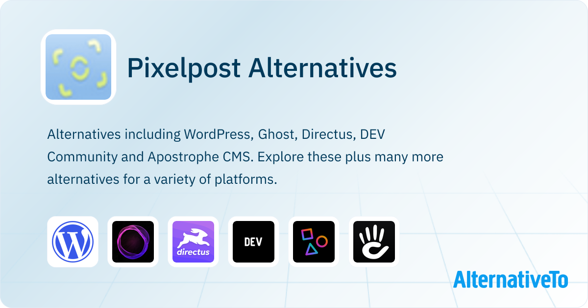 Pixelpost Alternatives - Explore Similar Sites & Apps | AlternativeTo