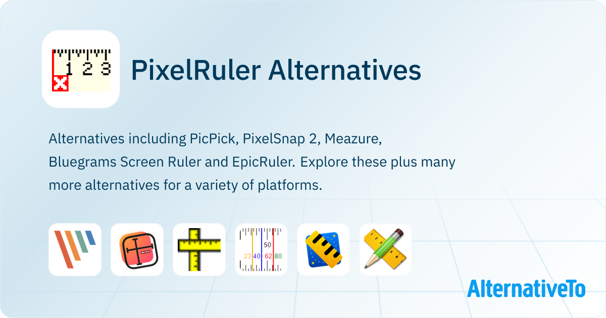 PixelRuler Alternatives - Explore Similar Software | AlternativeTo