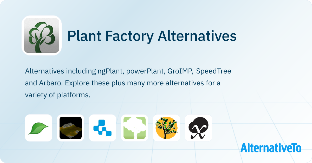 Plant Factory Alternatives - Explore Similar Software | AlternativeTo