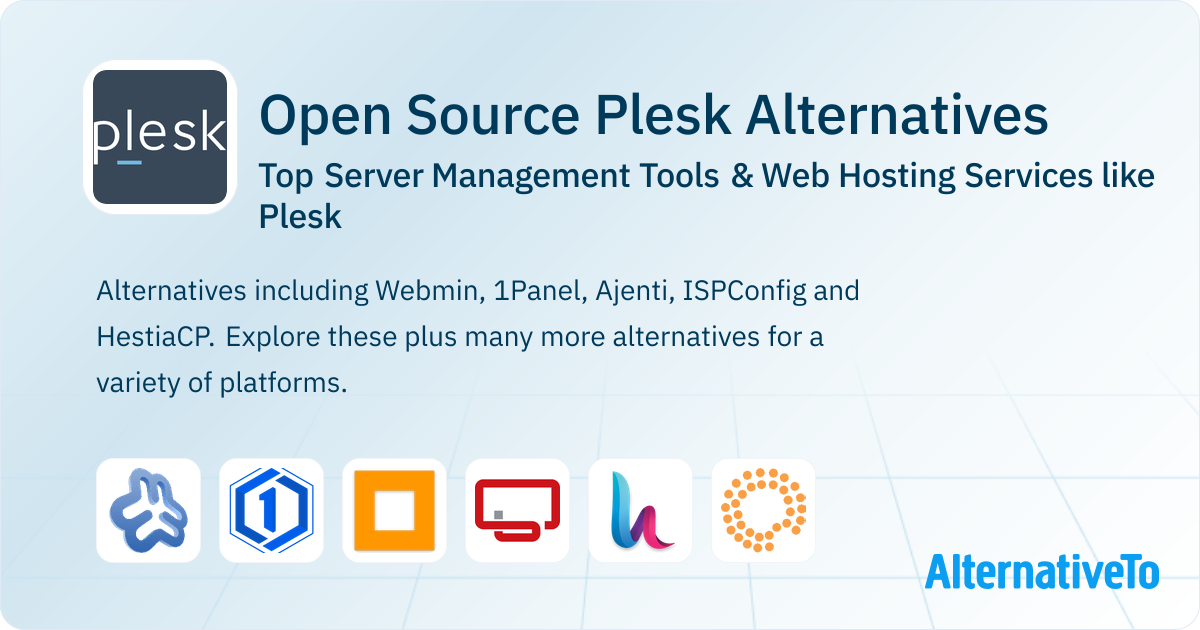 Open Source Plesk Alternatives: Top 12 Server Management Tools ...