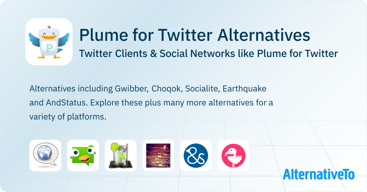 Plume for Twitter Alternatives Top 20 Twitter Clients AlternativeTo