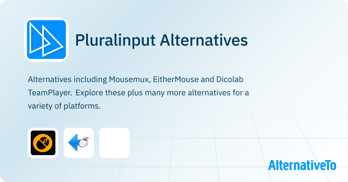 Pluralinput Alternatives - Explore Similar Software | AlternativeTo