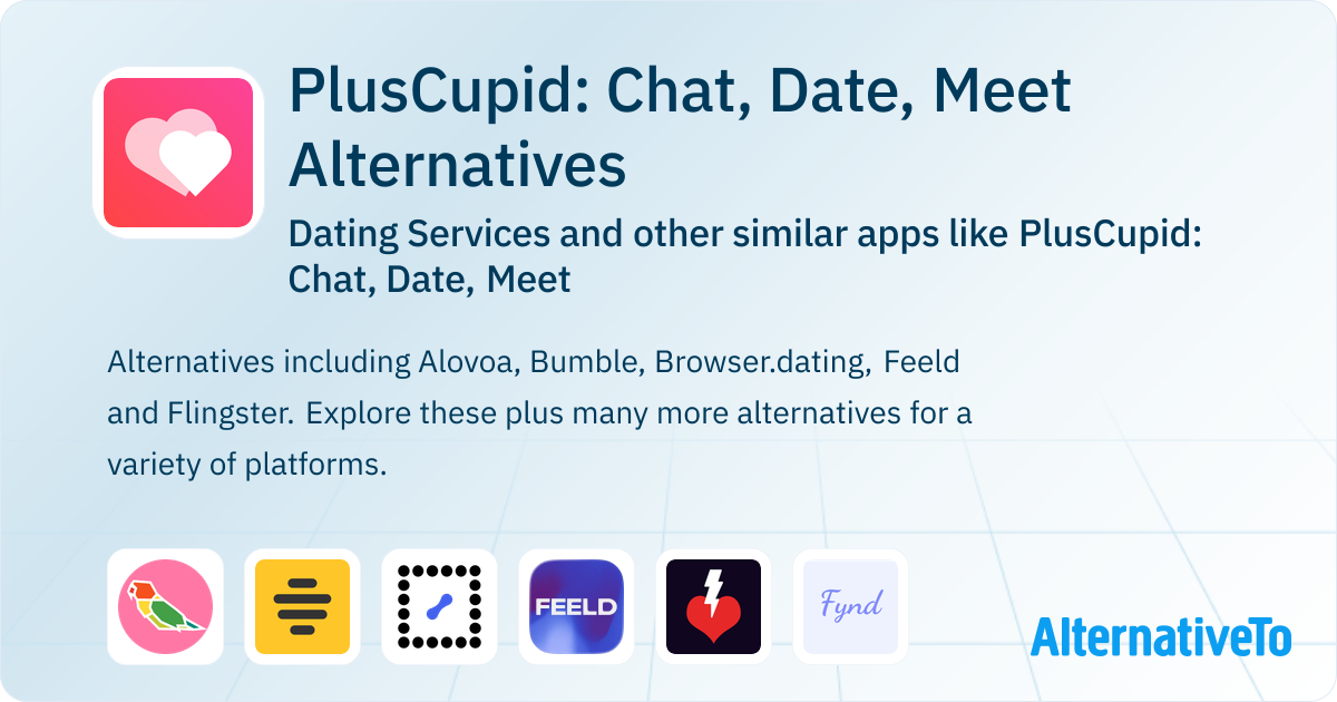 PlusCupid: Chat, Date, Meet Alternatives: Top 12 Dating Services ...