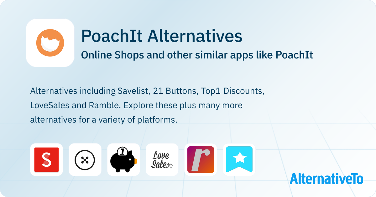 Poochit PoachIt Alternatives: Top 6 Online Shops & Similar Apps | AlternativeTo