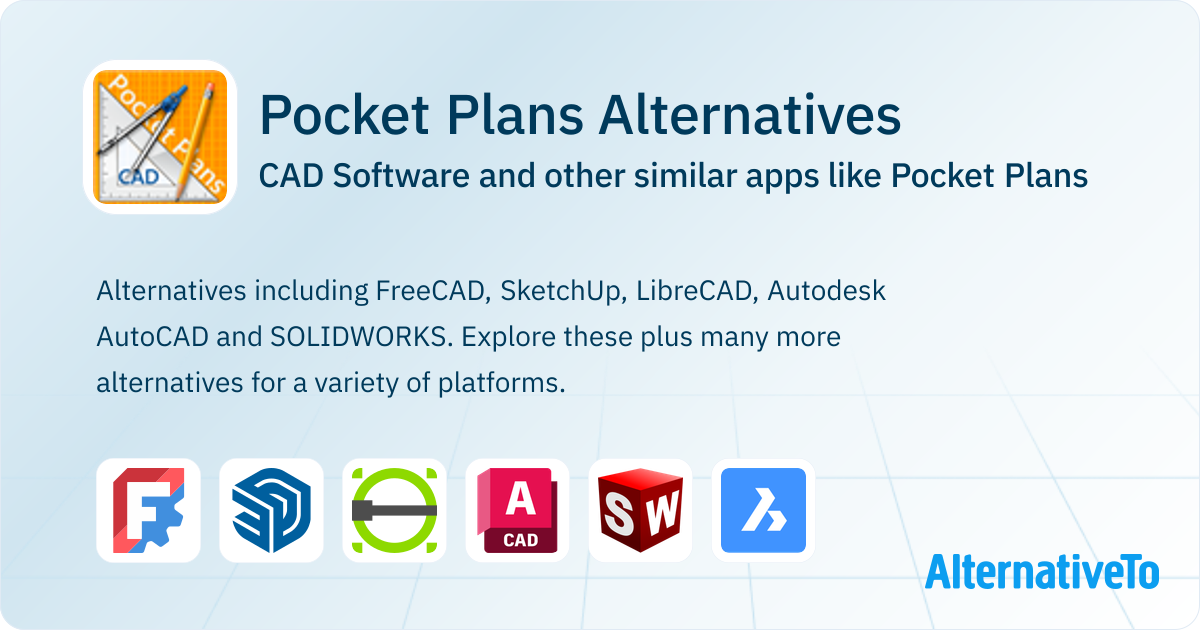 Pocket Software Add Pocket Plans Alternatives: Top 12 CAD Software & Similar Apps ...