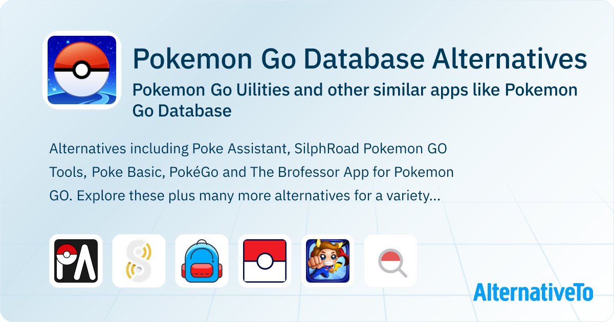 Pokemon Go Database Alternatives: Top 10 Pokemon Go Uilities & Similar ...