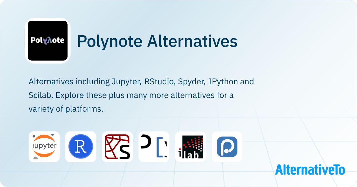 Polynote Alternatives - Explore Similar Sites & Apps | AlternativeTo