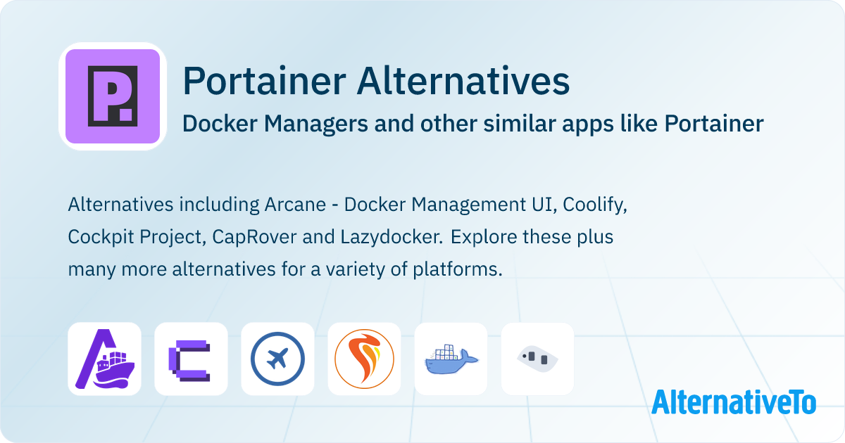 Portainer Alternatives: Top 12 Docker Managers & Similar Apps ...