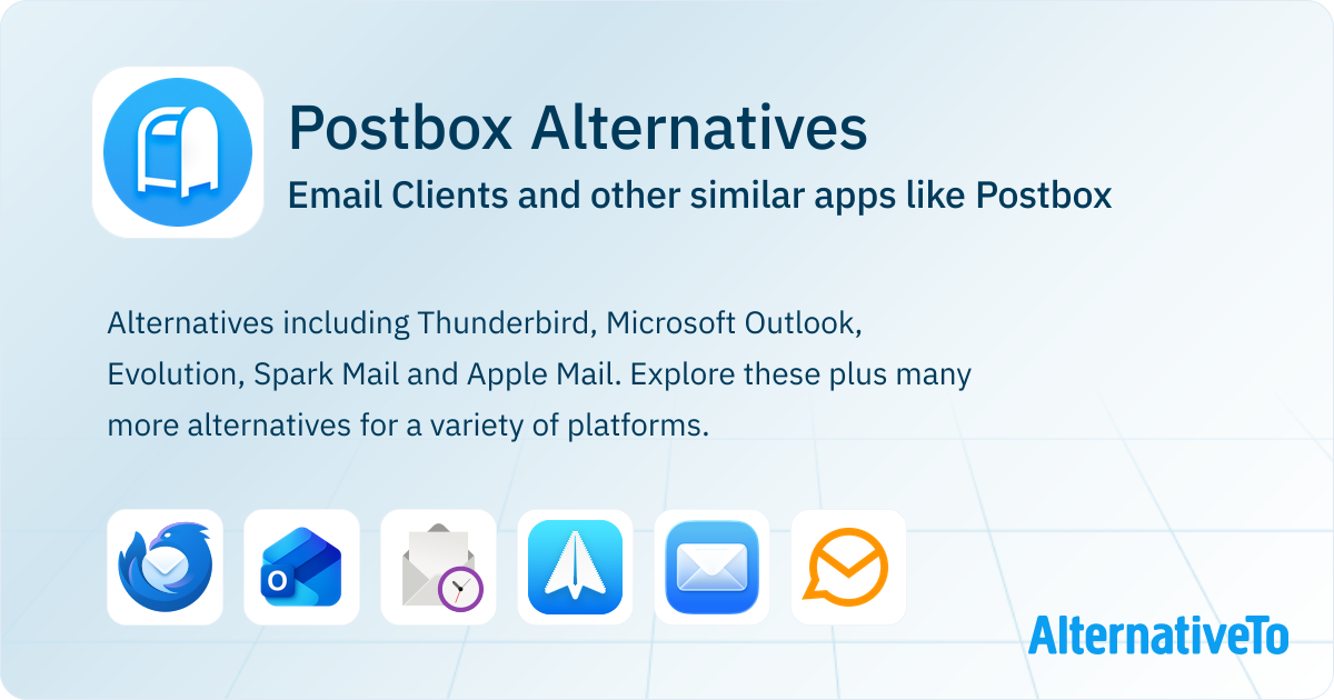 Postbox Alternatives: Top 12 Email Clients & Similar Apps | AlternativeTo