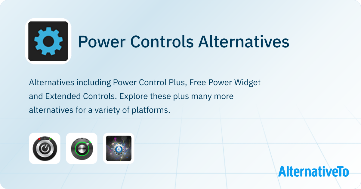 Power Controls Alternatives and Similar Apps | AlternativeTo