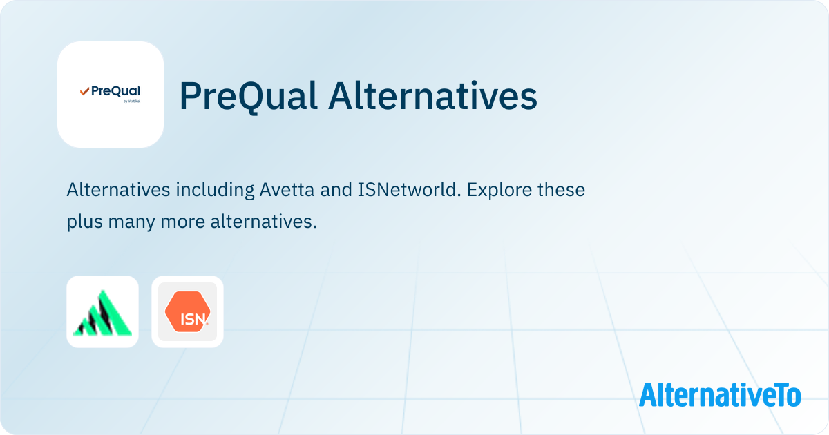 PreQual Alternatives - Explore Similar Sites & Apps | AlternativeTo