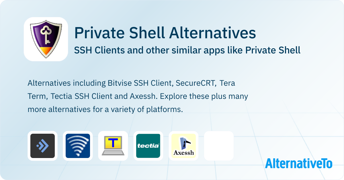 Private Shell Alternatives: Top 6 SSH Clients & Similar Apps ...